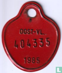 Fietsplaat Oost-Vl.
