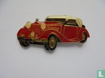 Oldtimer [rood, met wit dak]