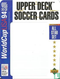 World Cup '94 Exclusive All Star Set trading cards catalogue