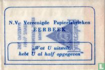 N.V. Vereenigde Papierfabrieken "Wat U..."