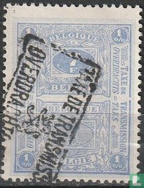 Fiscale zegel België 7 F