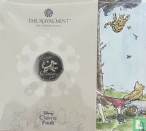 Royaume-Uni 50 pence 2021 (folder - non coloré) "95th anniversary First publication of Winnie the Pooh - Tigger"