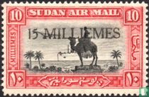 Statue General Gordon with overprint