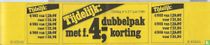 Tijdelijk met f.4,- dubbelpak korting