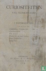 Curiositeiten van allerlei aard - 1 november 1873   