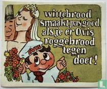 Wittebrood smaakt pas goed als je er Ovis roggebrood tegen doet!
