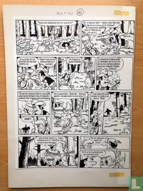 Jerom - De Gouden Tomahawk - (Deels) originele pagina - p.10 - (1967)