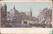 Amsterdam Singel met R. K. Kerk "Krijtberg"