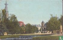 Amsterdam,      Vondelpark met Paviljoen.