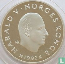 Norwegen 100 Kroner 1992 "1994 Winter Olympics in Lillehammer - Ski jumping"