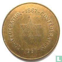 Canada 1967 100 jaar Canadese Confederatie (messing)
