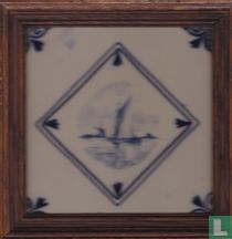 Tile with boat
