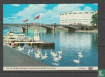 The Trent Bridge, Nottingham, showing the Rushcliffe Civic Centre