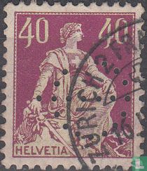 Zittende Helvetia