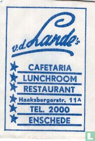 v.d. Lande's Cafetaria Lunchroom Restaurant