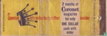 7 months of Coronet magazine for only one dollar cah with order