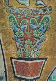 Battistero Di S. Giovanni. Mosaico del sec. XIII, part. capitello