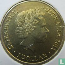 Australien 1 Dollar 2011 (Typ 3) "Year of the Rabbit"