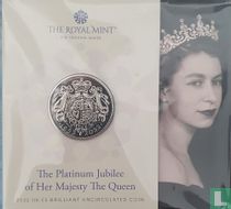 Royaume-Uni 5 pounds 2022 (folder) "70th anniversary Accession of Queen Elizabeth II"