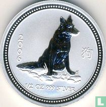 Australia 50 cents 2006 (type 1 - colourless) "Year of the Dog"