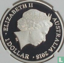 Australia 1 dollar 2018 (PROOF - type 3) "Year of the Dog"