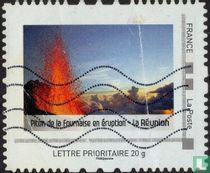 Piton de la Fournaise in eruption