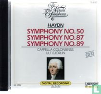 Haydn Symphony no. 50, 87, 89
