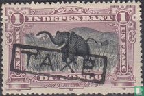 "TAXES" overprint on stamps from 1894