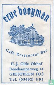 Erve Booyman Café Restaurant Bar