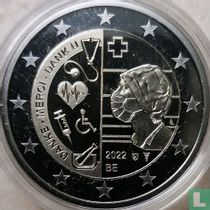 Belgien 2 Euro 2022 (PP) "In Anerkennung des herausragenden Engagements während der Covid-Pandemie"