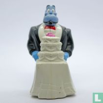 Genie with cake
