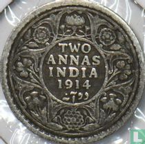 Britisch-Indien 2 Anna 1914 (Kalkutta)