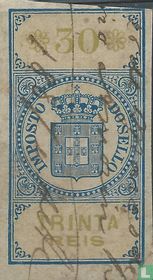 Imposto do sello 30 Reis