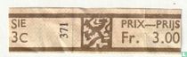Sie 3C 371 -  Prix-Prijs Fr. 3,00