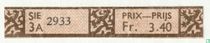Sie 3A 2933 - Prix-Prijs Fr. 3.40