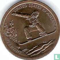 United States 1 dollar 2022 (D) "Vermont"