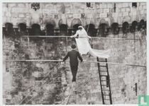 Wedding on The Rope - Marriage - Postcard
