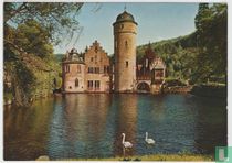 Schloß Mespelbrunn im Spessart Bayern Deutschland Ansichtskarten - Castle Bavaria Germany Postcard