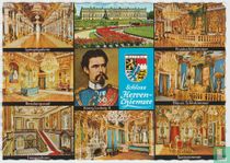 Schloss Herrenchiemsee Bayern Deutschland 1970 Ansichtskarten - Castle Bavaria Germany postcard