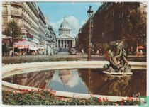 Panthéon Rue Soufflot Paris France 1956 Cartes Postales - Yvon Postcard