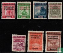 Overprint "REPOEBLIK INDONESIA"