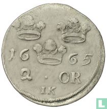 Sweden 2 öre 1665 (IK)