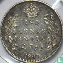 Inde britannique 2 annas 1907