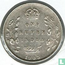 Brits-Indië 1 rupee 1903 (Bombay - incuse B)