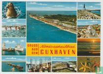 Cuxhaven Nordseeheilbad Niedersachsen 1971 Ansichtskarten - North Sea spa Lower Saxony Multiview postcard