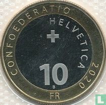 Suisse 10 francs 2020 "Lepus"