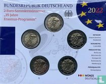 Allemagne coffret 2022 "35 years Erasmus Programme"