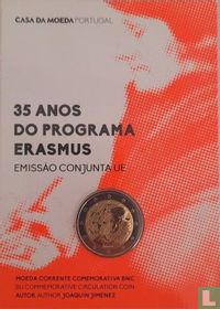 Portugal 2 euro 2022 (folder) "35 ans programme Erasmus"