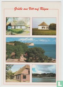 Vitt Rügen Mecklenburg-Vorpommern Ansichtskarten, Vitt Village island Rügen Multiview Postcard