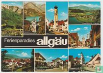 Allgäu Ferienparadies Bayern Deutschland 1977 Ansichtskarten, Bavaria Germany Postcard